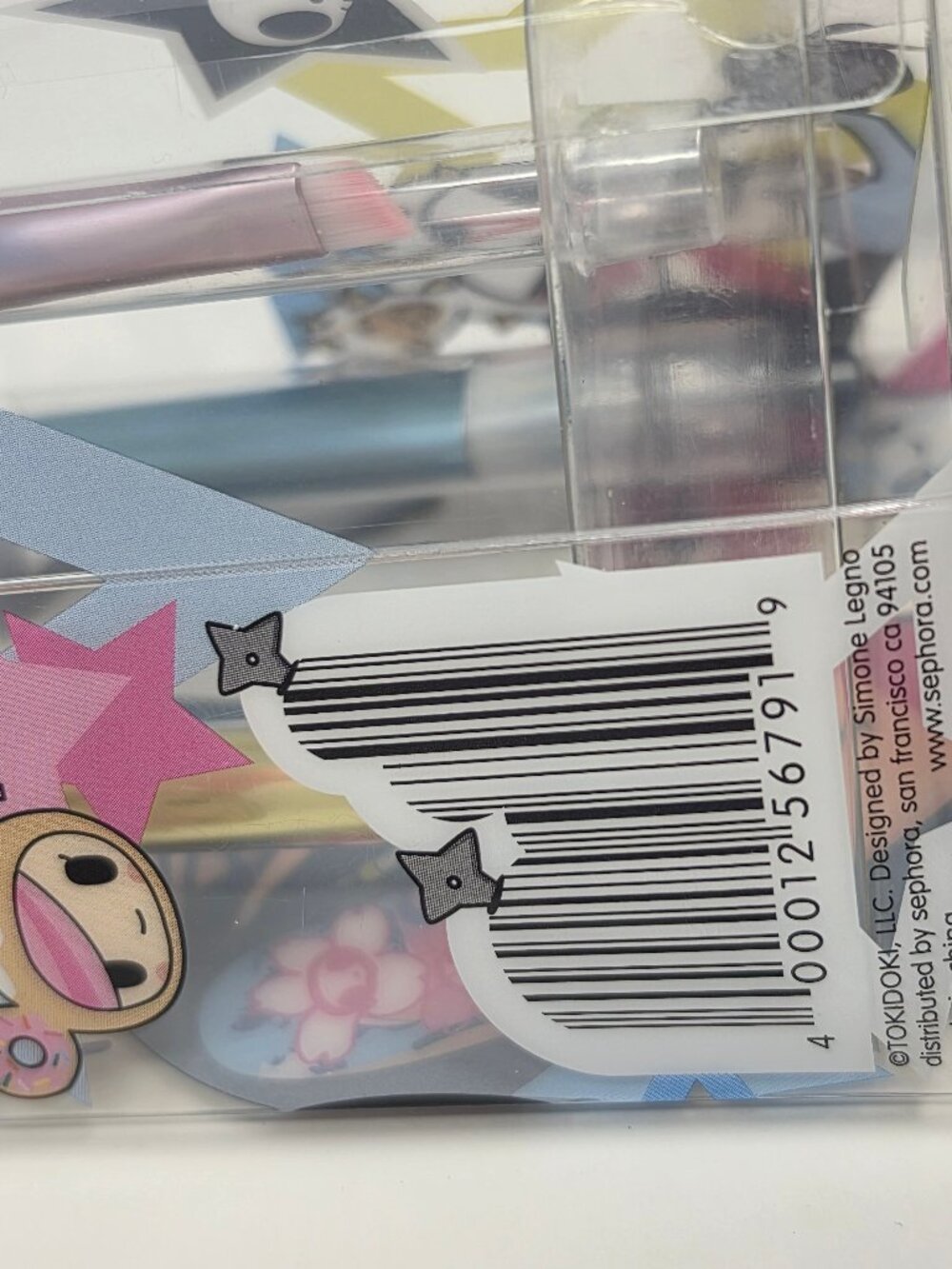 Sephora Tokidoki Pittura Makeup 3 Brush Set Mozzarella Adios Amigos Donutella - Picture 10 of 12